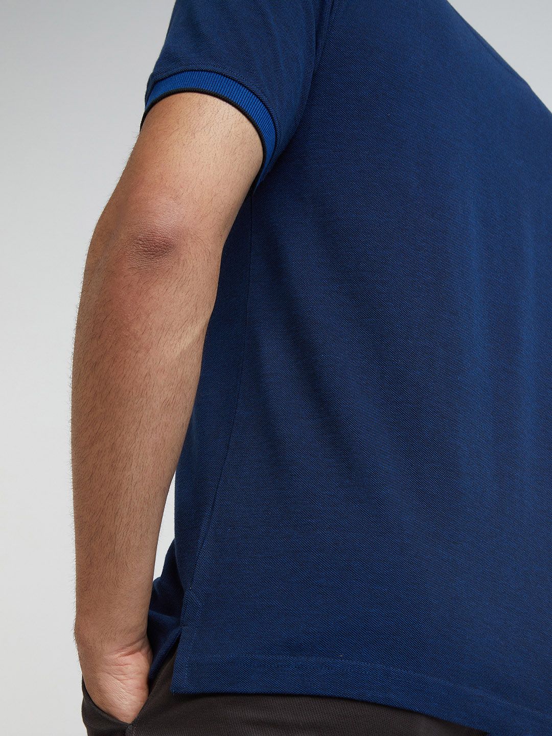 Raymond Pure Cotton Modern Fit Polo Collar T-shirt