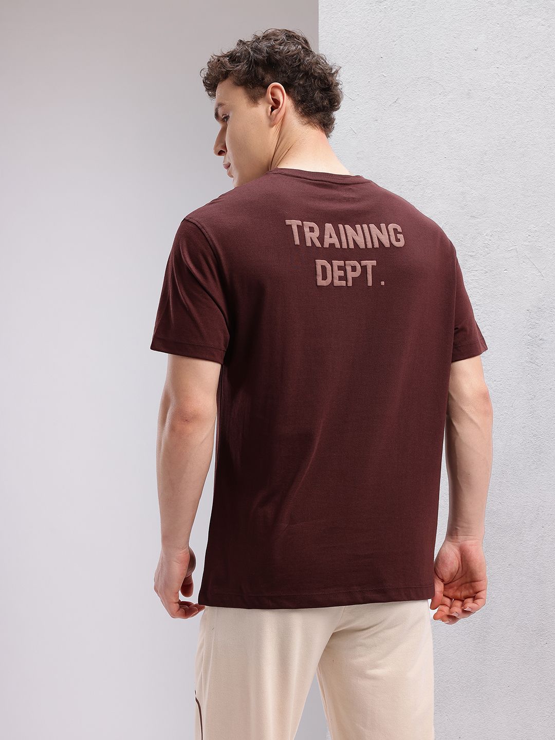 HRX by Hrithik Roshan Men Typography Puff Printed Training T-shirt