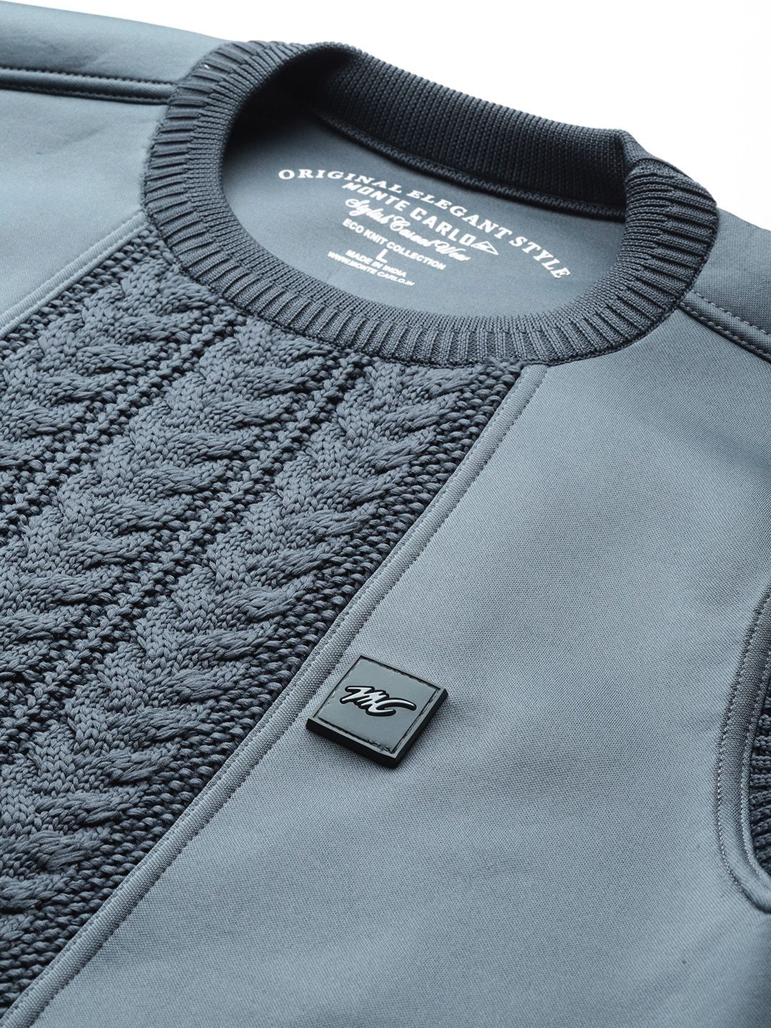 Monte Carlo Cable Knit Detail Sweatshirt