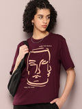 DILLINGER Women Graphic Printed Oversized T-shirt