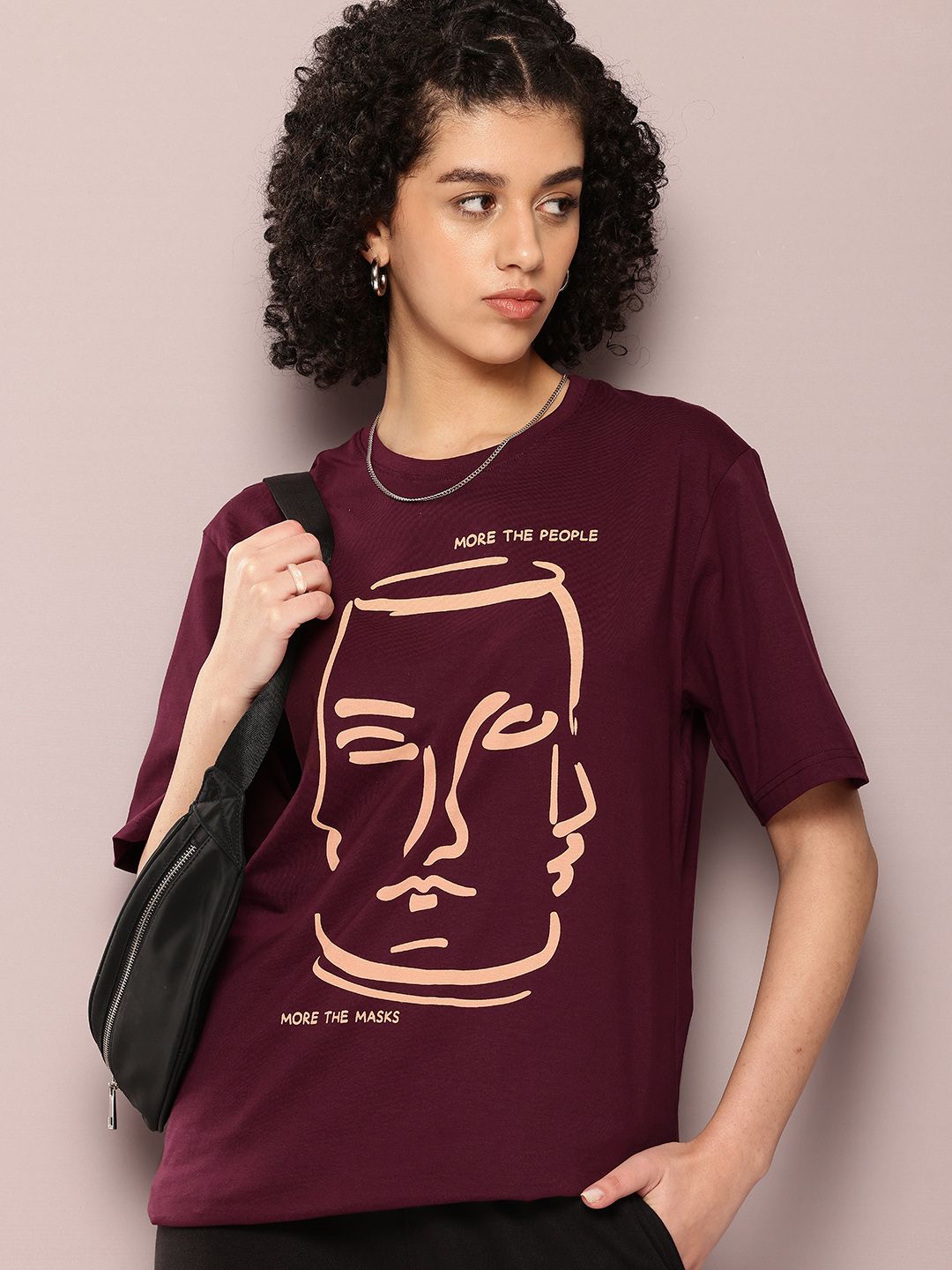 DILLINGER Women Graphic Printed Oversized T-shirt