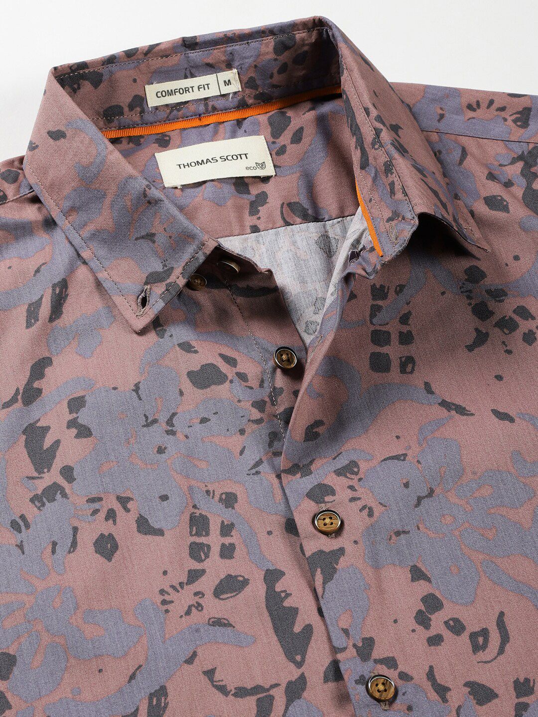 Thomas Scott Smart Printed Cotton Casual Shirt