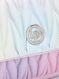 Lino Perros Women Geometric Textured Structured Sling Bag with Quilted Detail