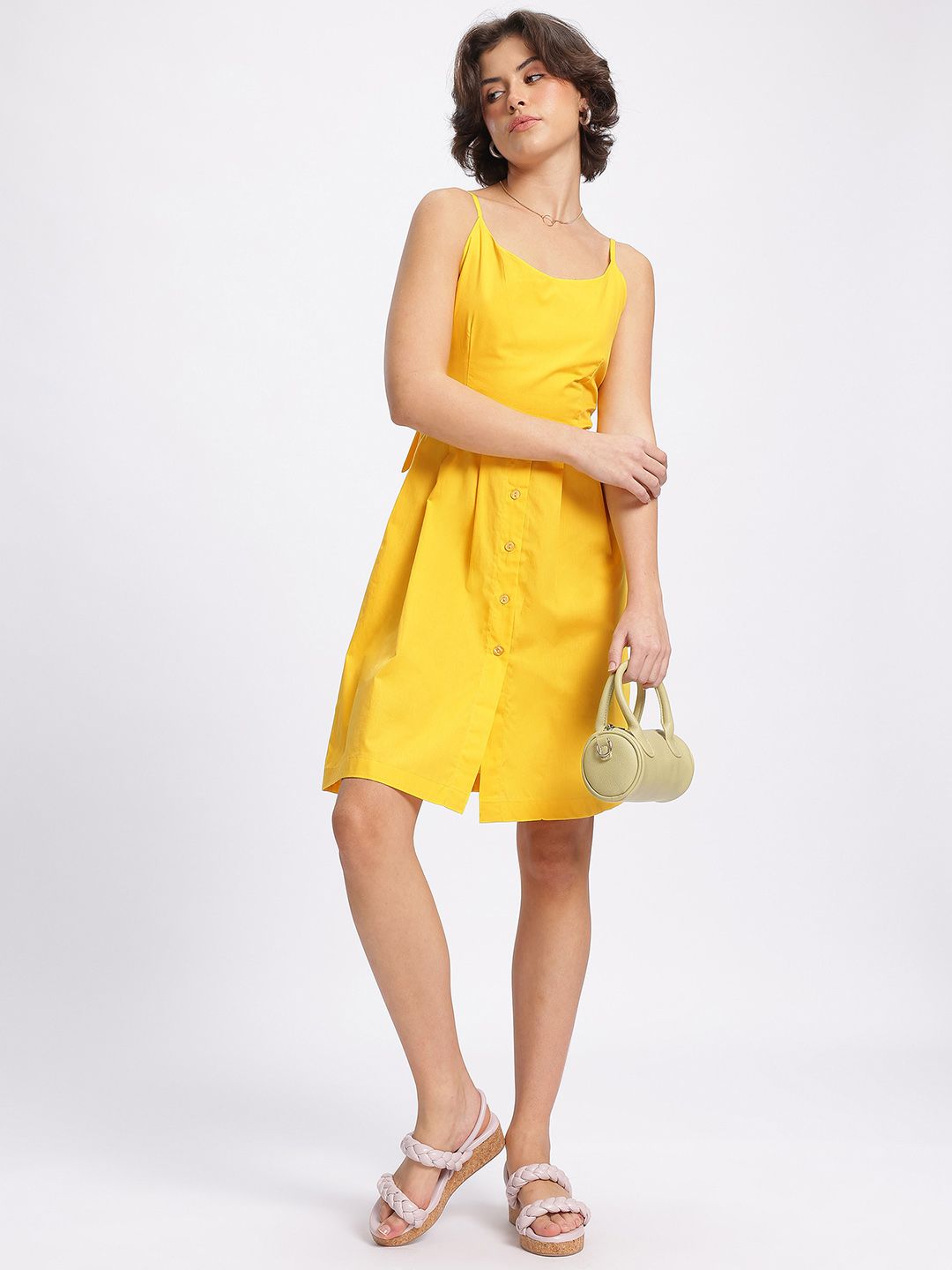 DressBerry Statement Bows Strappy A-line Dress