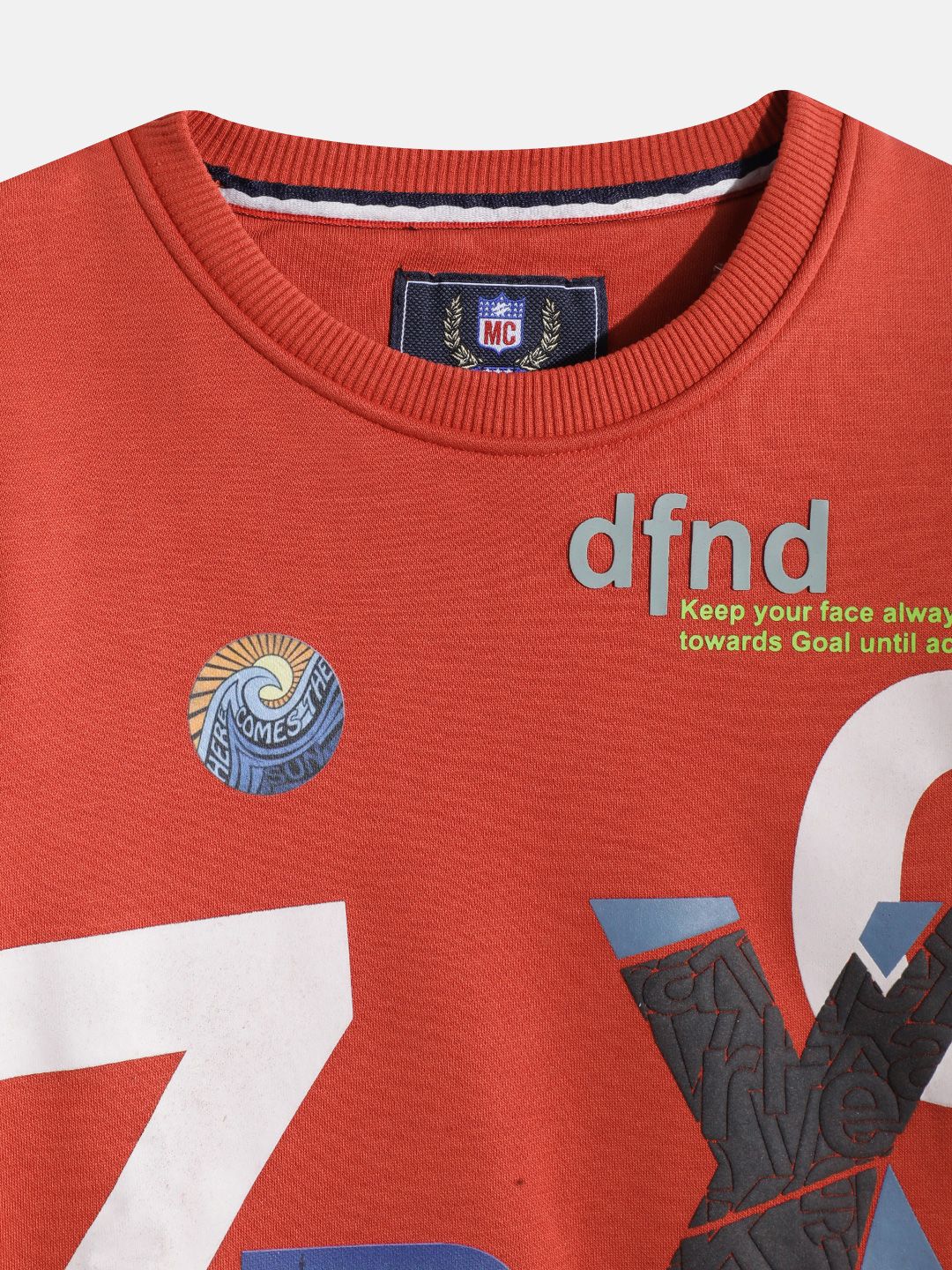 Monte Carlo Boys Typography Printed Sweatshirt