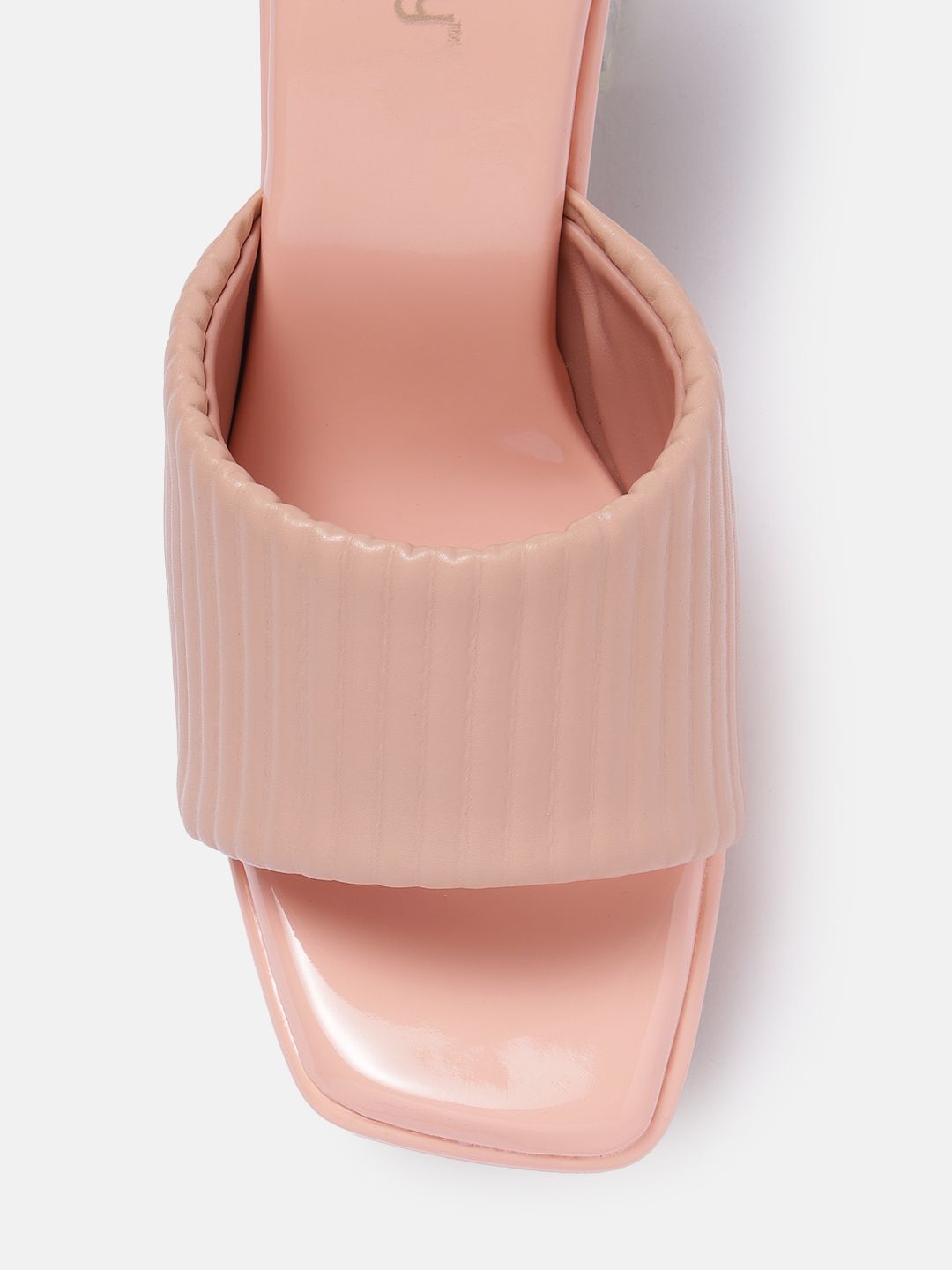 DressBerry Women Textured Straps Block Heels