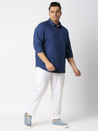 Thomas Scott Plus Size Cotton Casual Shirt