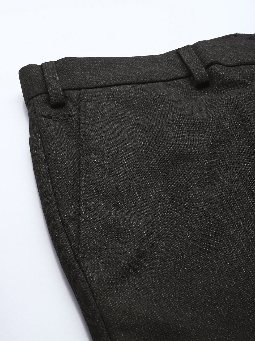 Park Avenue Men Striped Formal Trousers