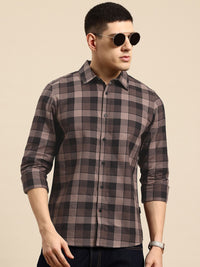 Being Human Classic Slim Fit Checked Casual Shirt