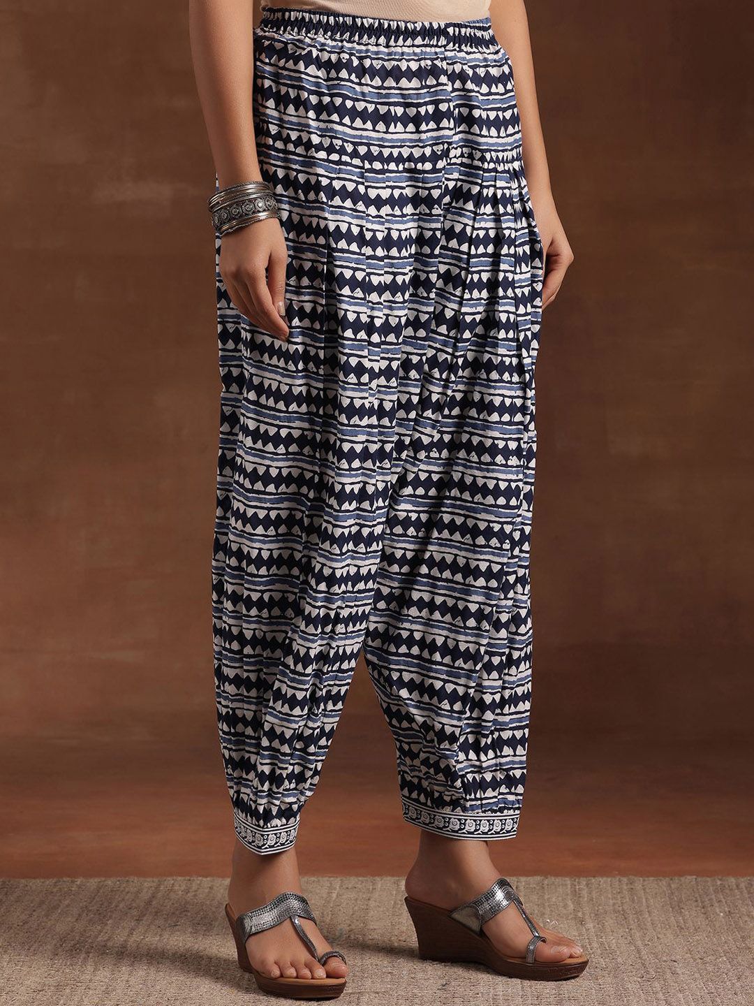 Libas Floral Printed Pure Cotton Kurta with Salwar & Dupatta