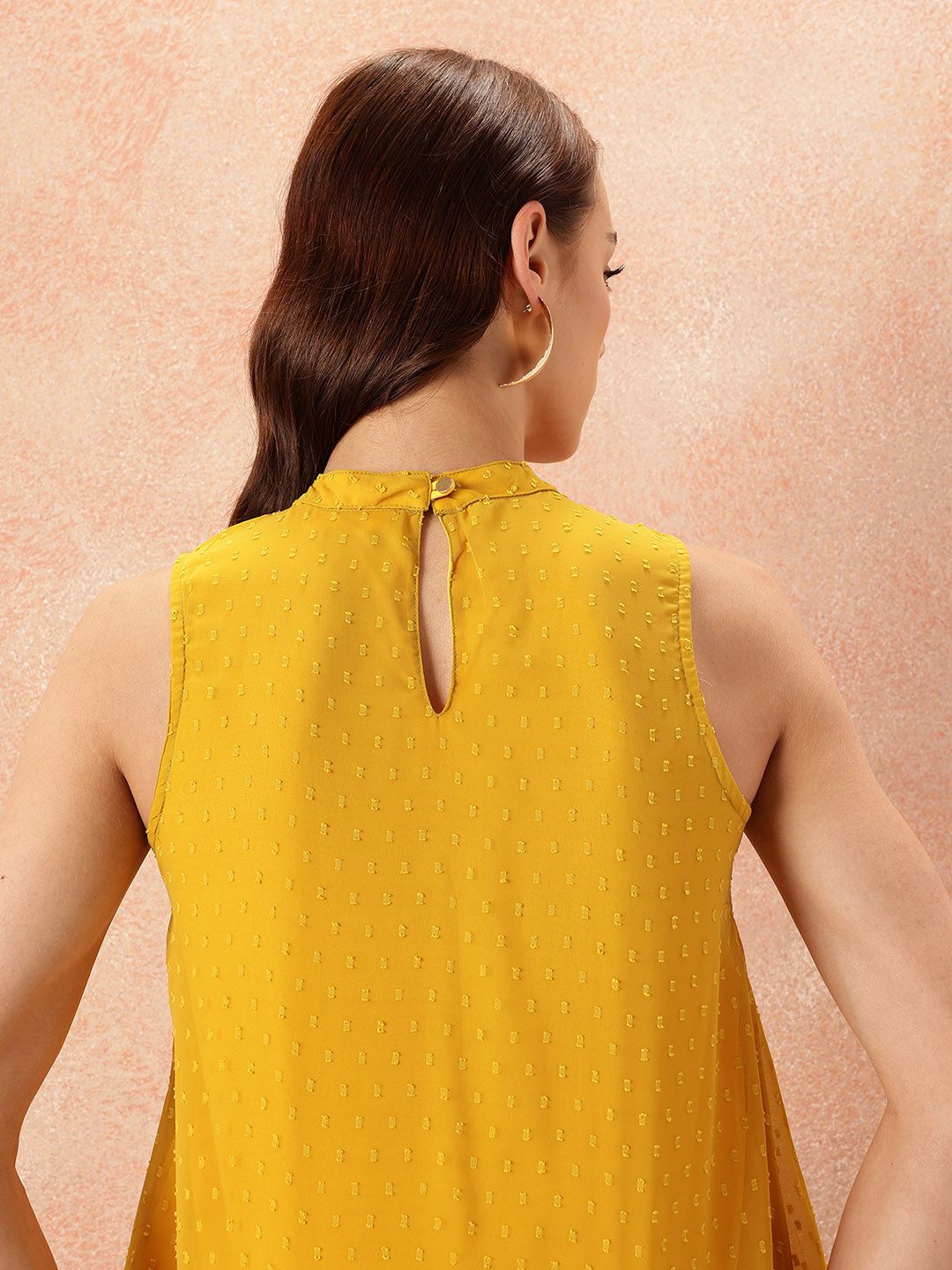 all about you Dobby Textured Sleeveless Top