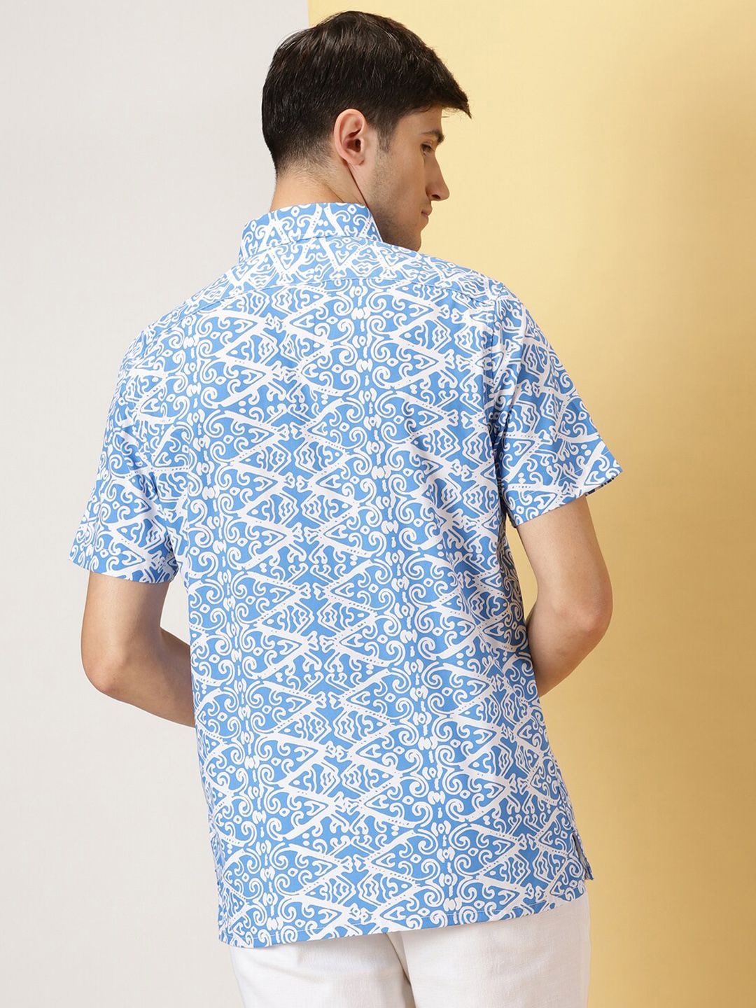 Thomas Scott Printed Smart Slim Fit Floral Opaque Casual Shirt