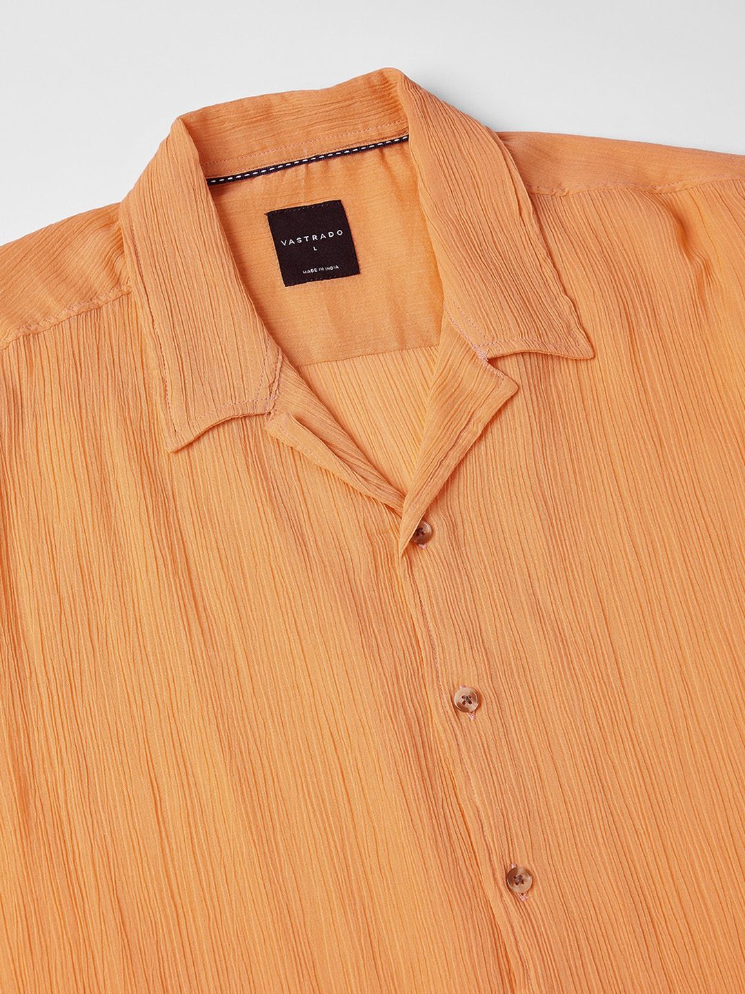 VASTRADO Men Classic Opaque Pure Cotton Casual Shirt