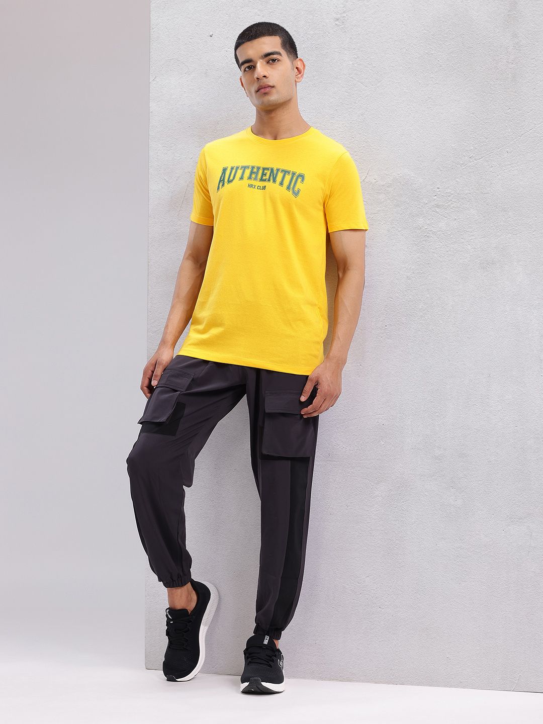 HRX by Hrithik Roshan Typography Print Round-Neck Lifestyle T-shirt