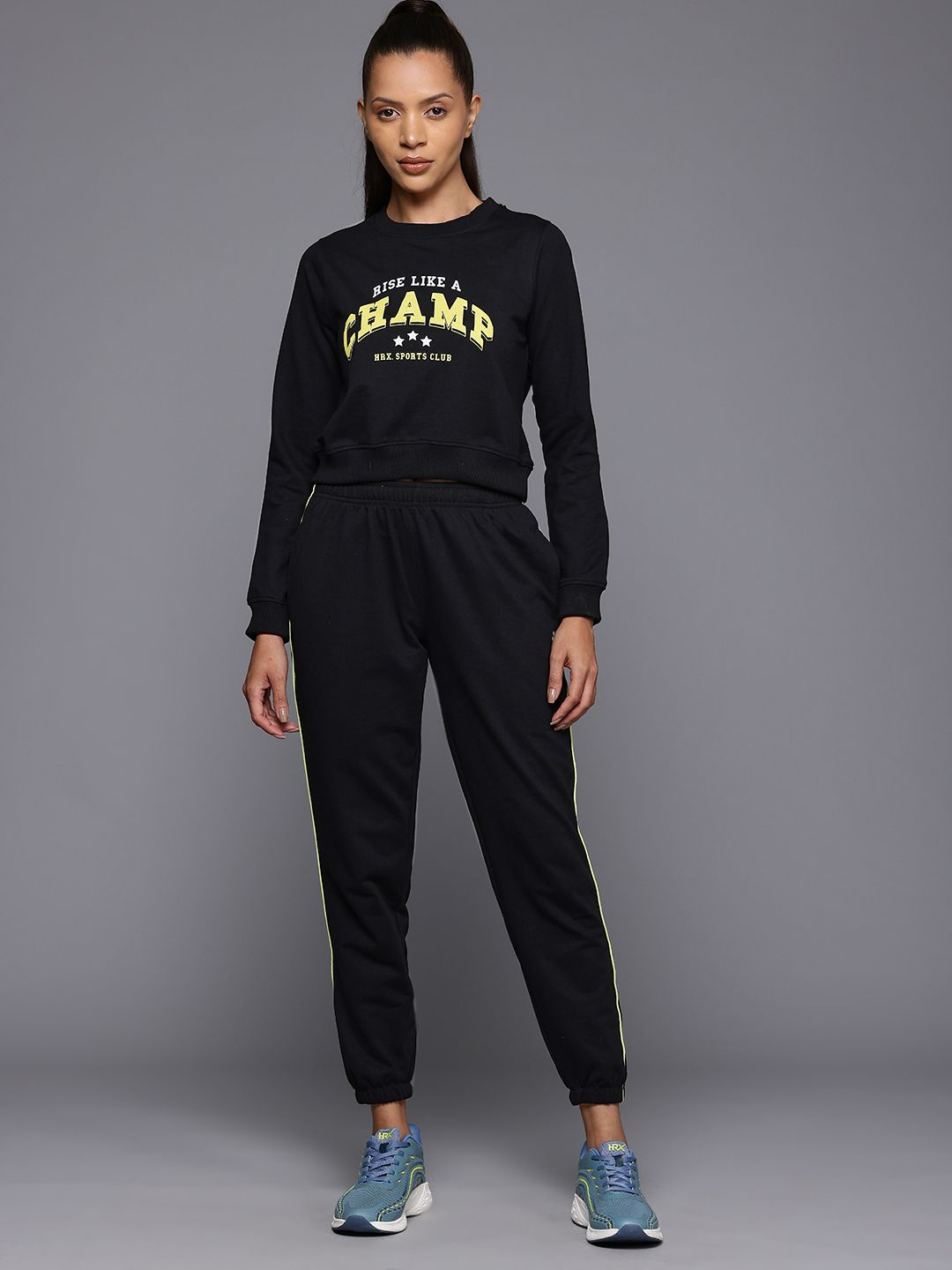 HRX by Hrithik Roshan Women Printed Lifestyle Tracksuit