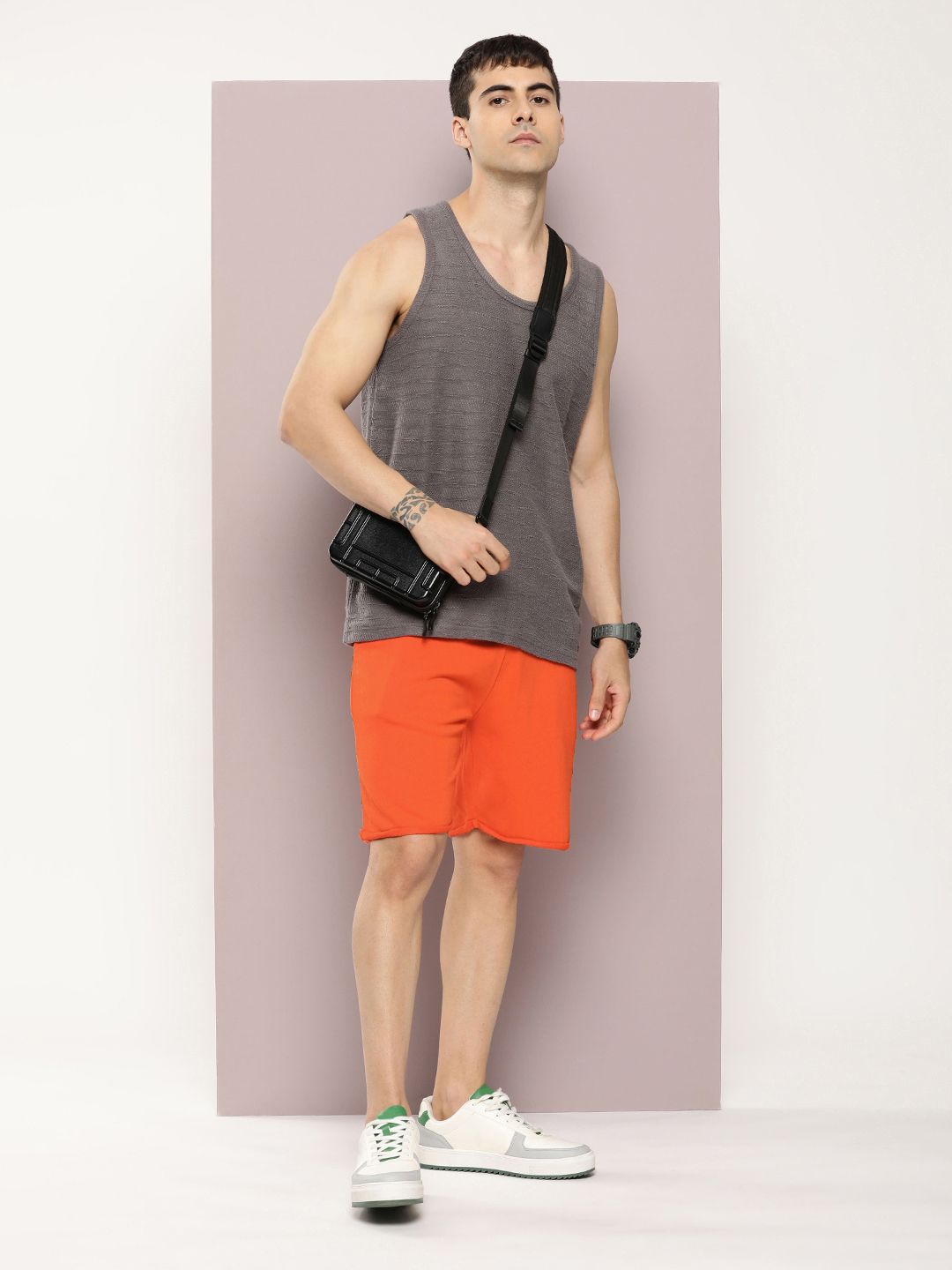 DILLINGER Men Solid Regular Fit Shorts