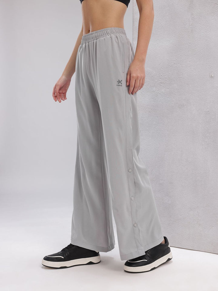 HRX by Hrithik Roshan Women Rapid-Dry Training Track Pants with Side Slits