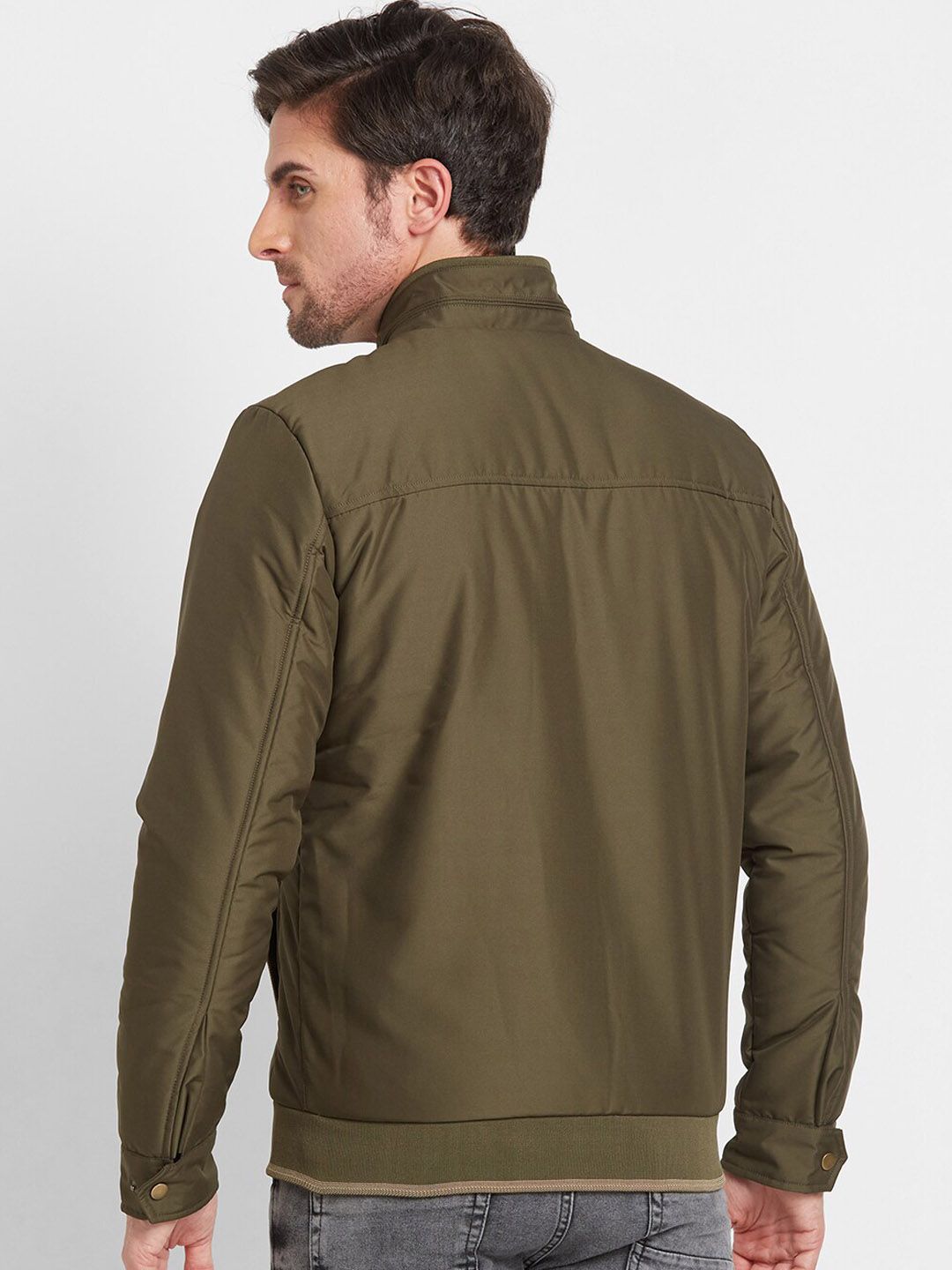 Being Human Mock Collar Bomber Jacket