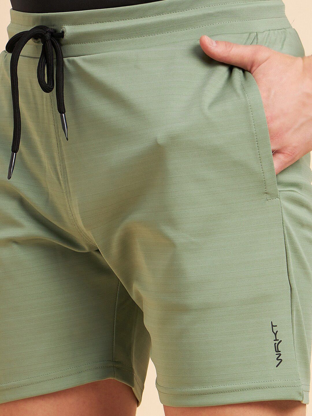 Sweet Dreams Men Green Mid-Rise Cotton Shorts