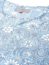 Anouk Men Ethnic Motifs Printed Pure Cotton Short Kurta