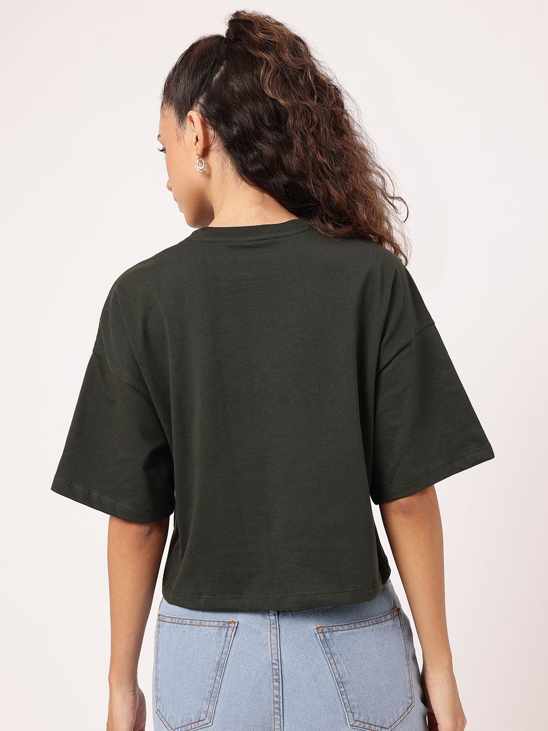 DressBerry Typo Treat Drop-Shoulder Boxy T-shirt