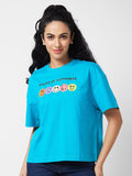 SPYKAR Round Neck Typography Printed Cotton T-shirt