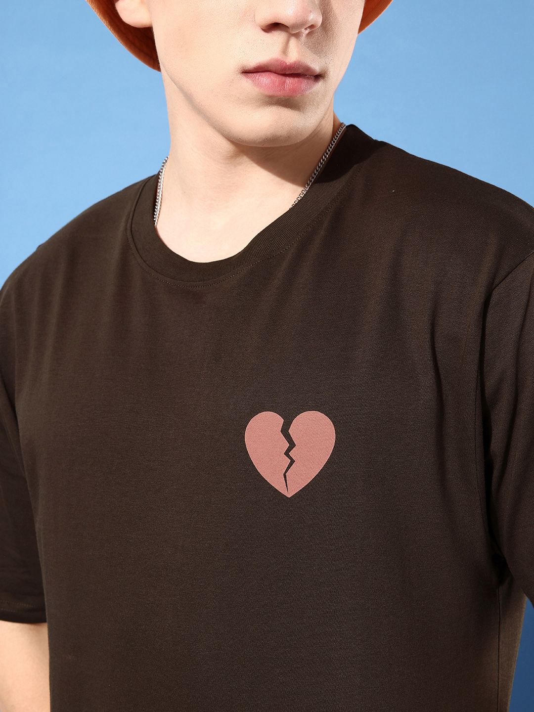 Difference of Opinion Men Pure Cotton Printed Oversized T-shirt