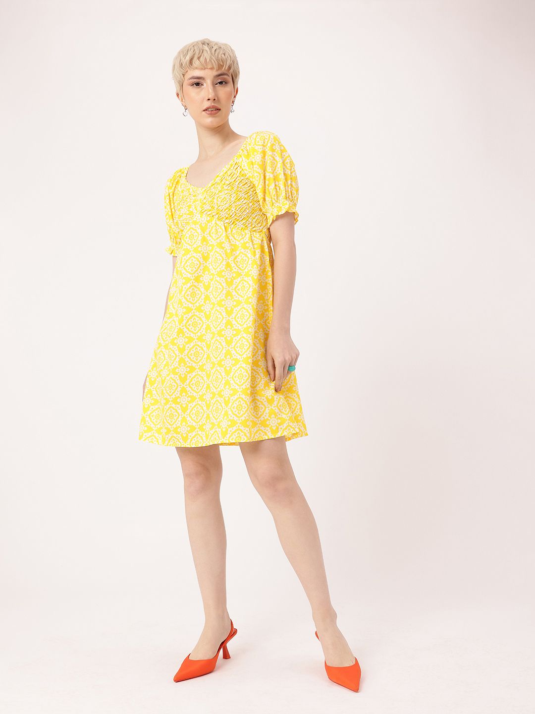 DressBerry Bridgerton Vibes Smocked Empire Dress