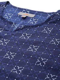 Anouk Men Geometric Printed Pure Cotton Kurta