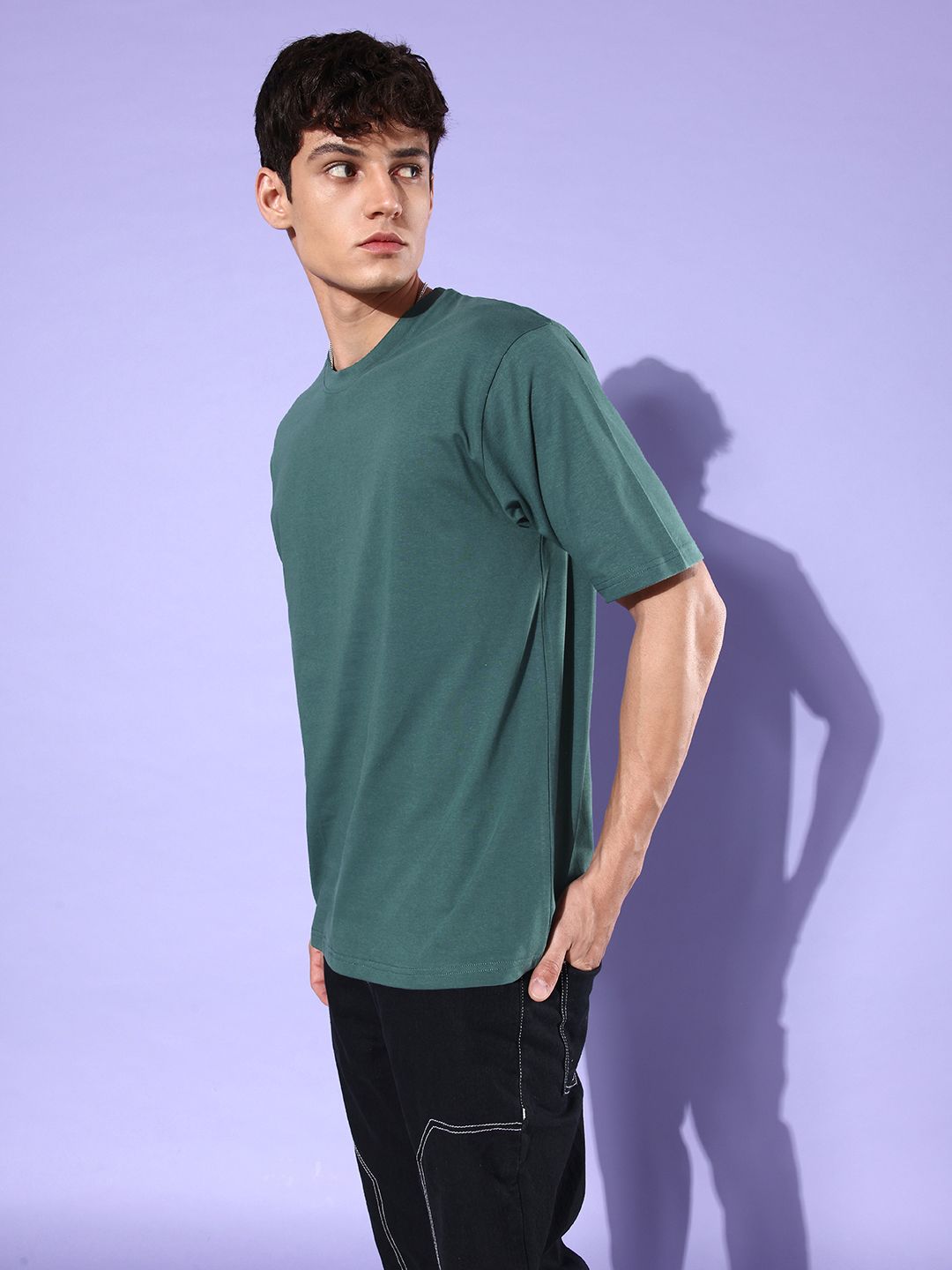 DILLINGER Printed Pure Cotton Oversized T-shirt