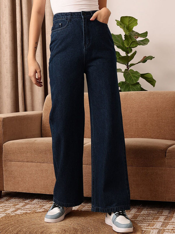 STREET 9 BASICS Women Comfort Clean Look Straight Fit Stretchable Jeans