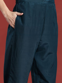 Indo Era Floral Embroidered Sequinned Kurta with Trousers & With Dupatta