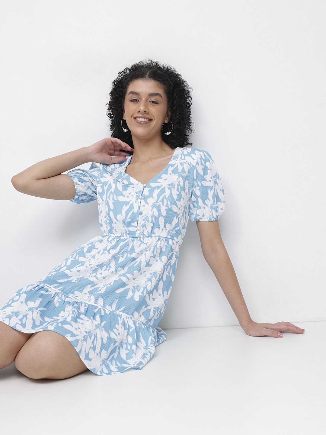 DressBerry Flower Power Tiered Layer Dress