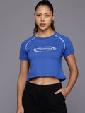 HRX by Hrithik Roshan Lifestyle Printed Crop T-shirt