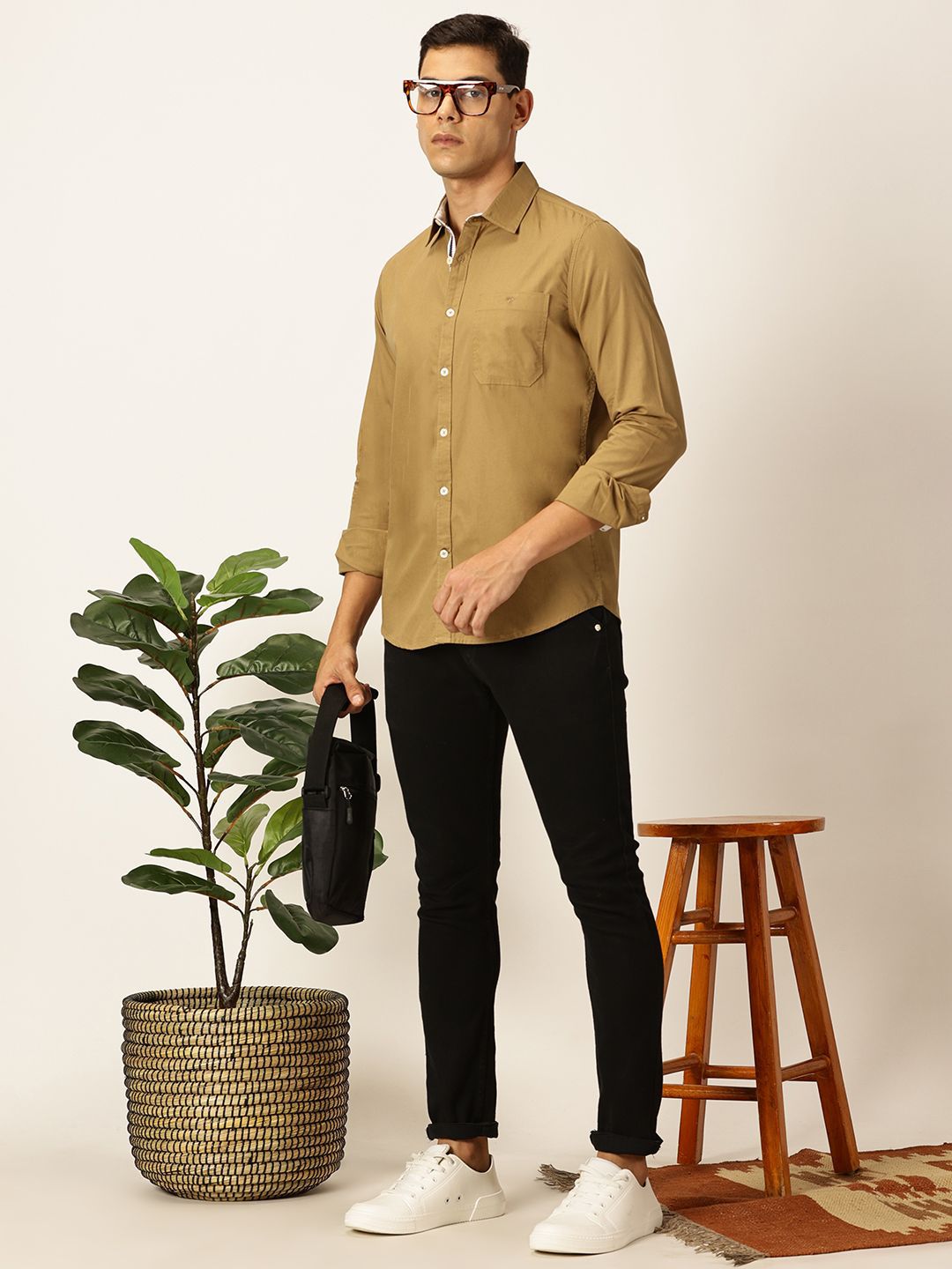 Thomas Scott Men Premium Opaque Casual Shirt