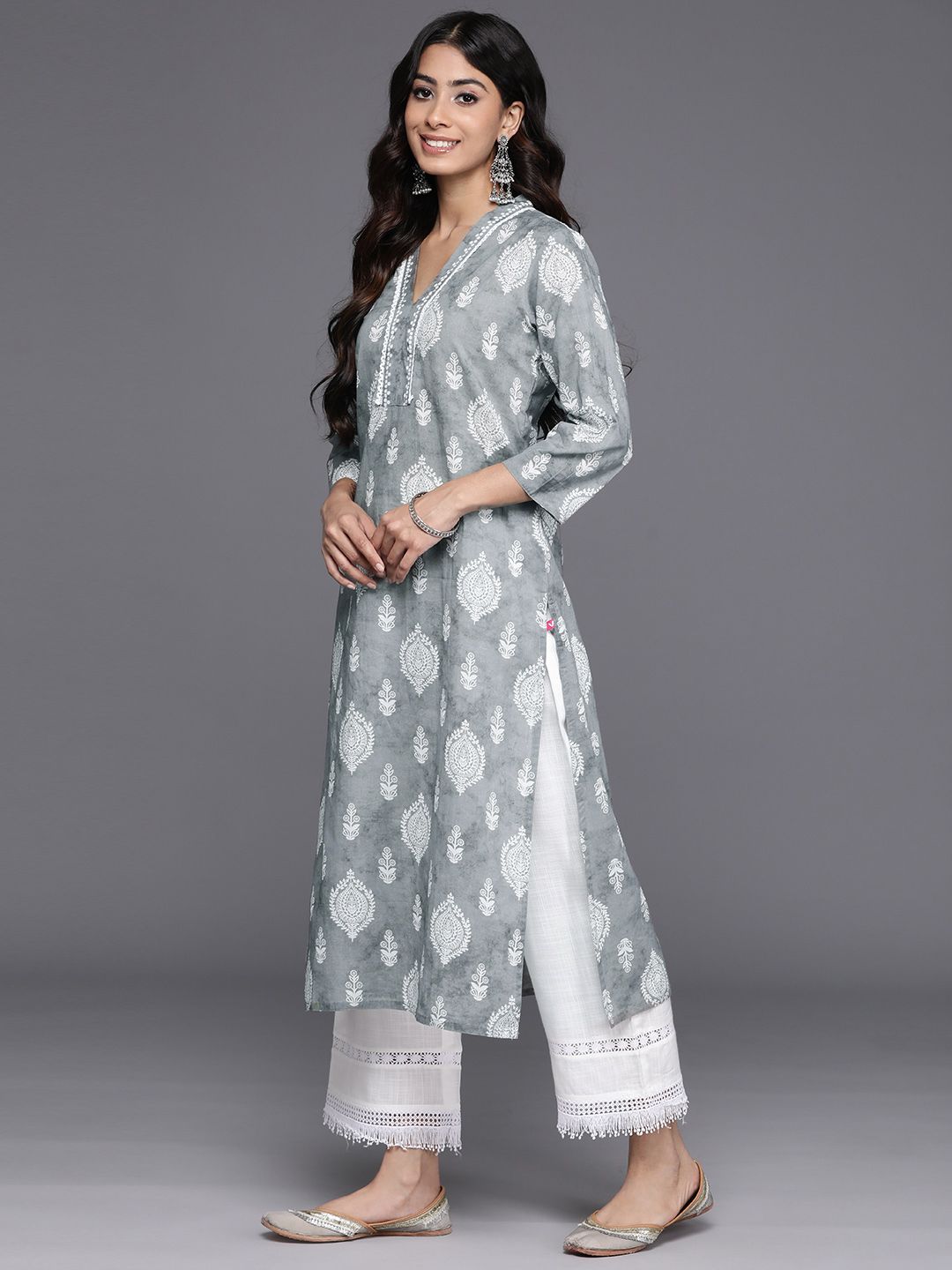 Varanga Jaipuri Printed Pure Cotton Kurta