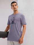 HRX by Hrithik Roshan Graphic Printed Pure Cotton Yoga T-shirt