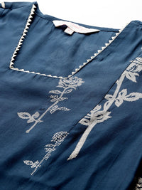 all about you Floral Printed Gotta Patti Kurta