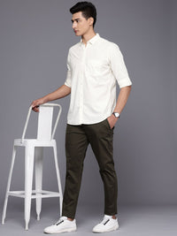 Raymond Striped Pure Cotton Casual Shirt