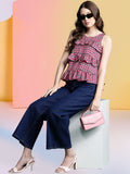 DressBerry Geometric Print Tiered Top