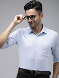Park Avenue Pure Cotton Self Design Slim Fit Textured Formal Shirt
