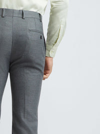 Raymond Men Flat Front Slim Fit Formal Trousers