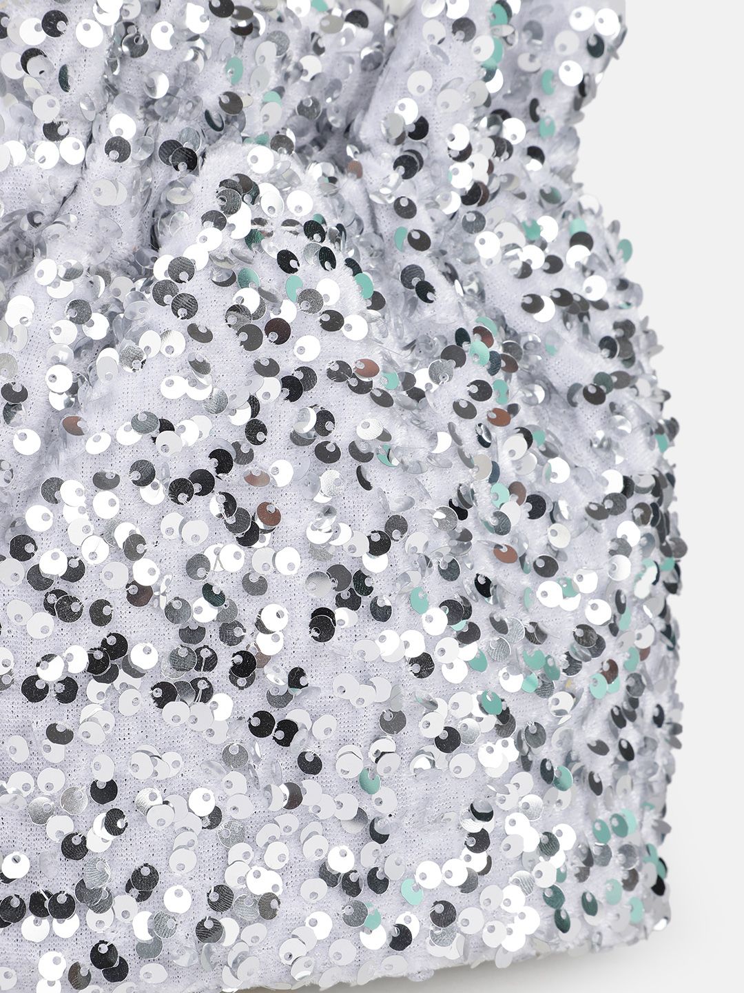 DressBerry Embellished Bucket Shoulder Bag