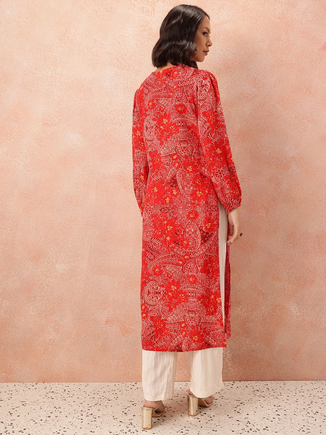 all about you Printed Straight Kurta