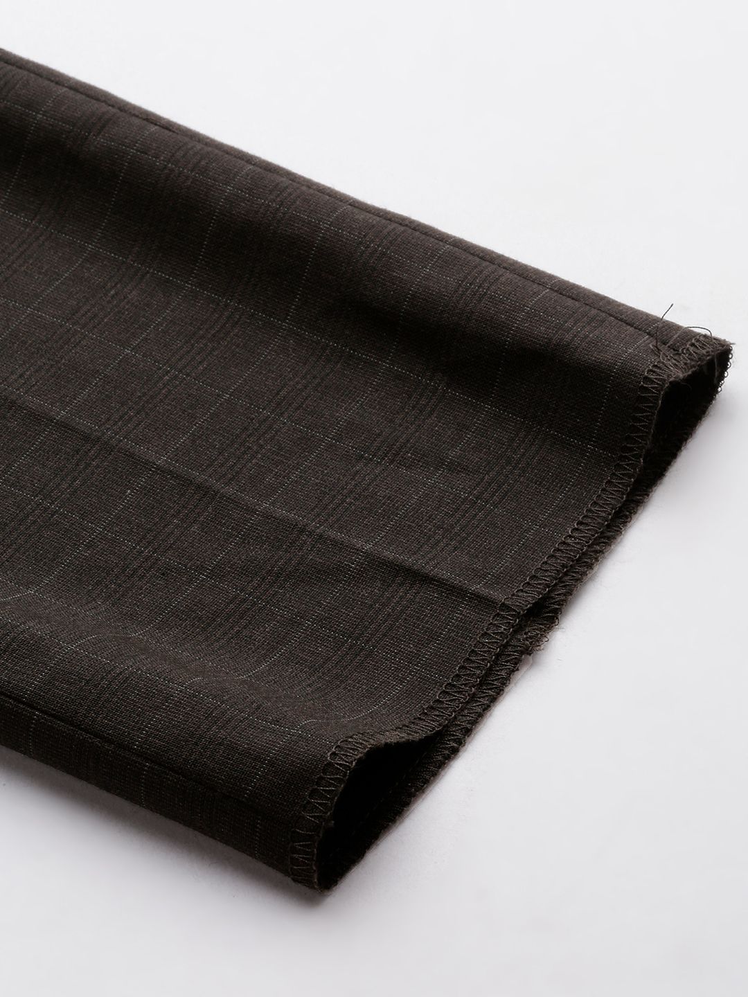 Raymond Men Checked Slim Fit Formal Trousers