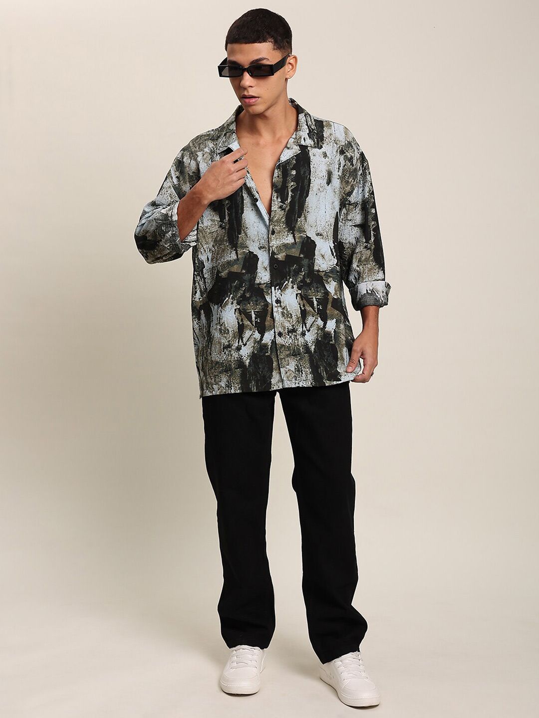 Bene Kleed Men Opaque Printed Casual Shirt