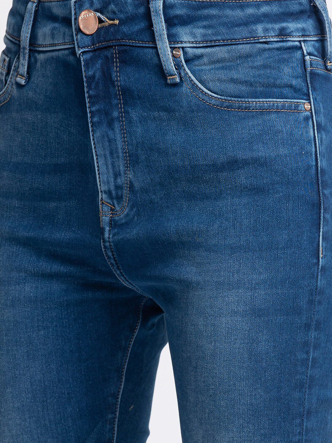 SPYKAR Women Blue Slim Fit Light Fade Jeans