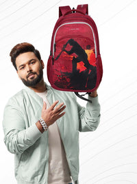 Nasher Miles Unisex Graphic Water Resistant Backpack