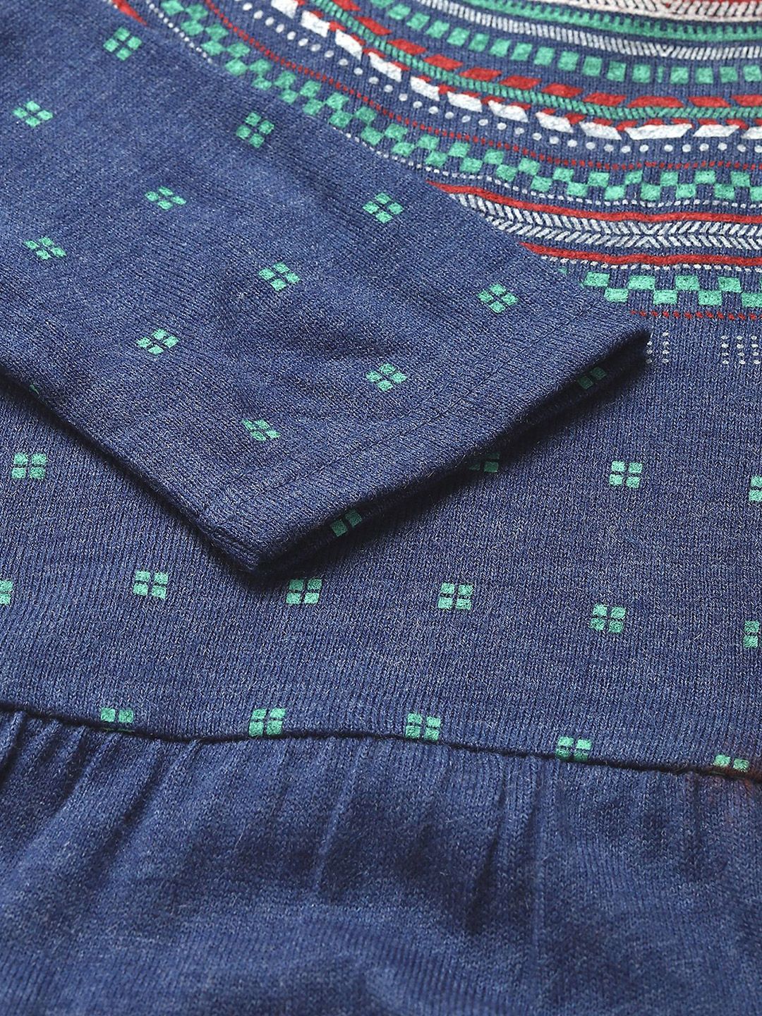 AURELIA Women Printed Winter Wear Maxi Dress