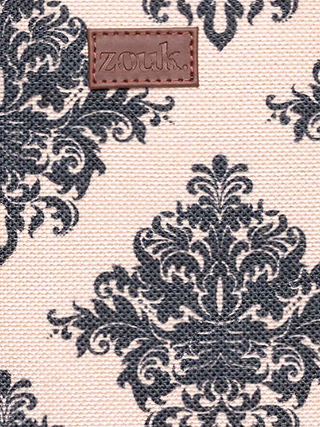 ZOUK Printed Laptop Shoulder Tote Bag 15.6 Inch